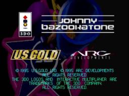 Johnny Bazookatone Title Screen